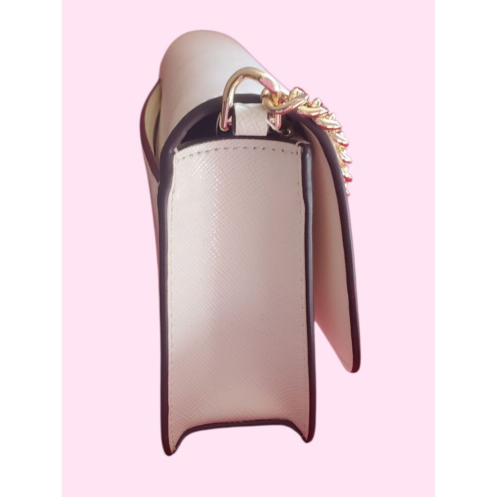 Kate Spade New York Madison Mini  Flap Convertible Crossbody Meringue Bag White - Picture 8 of 16